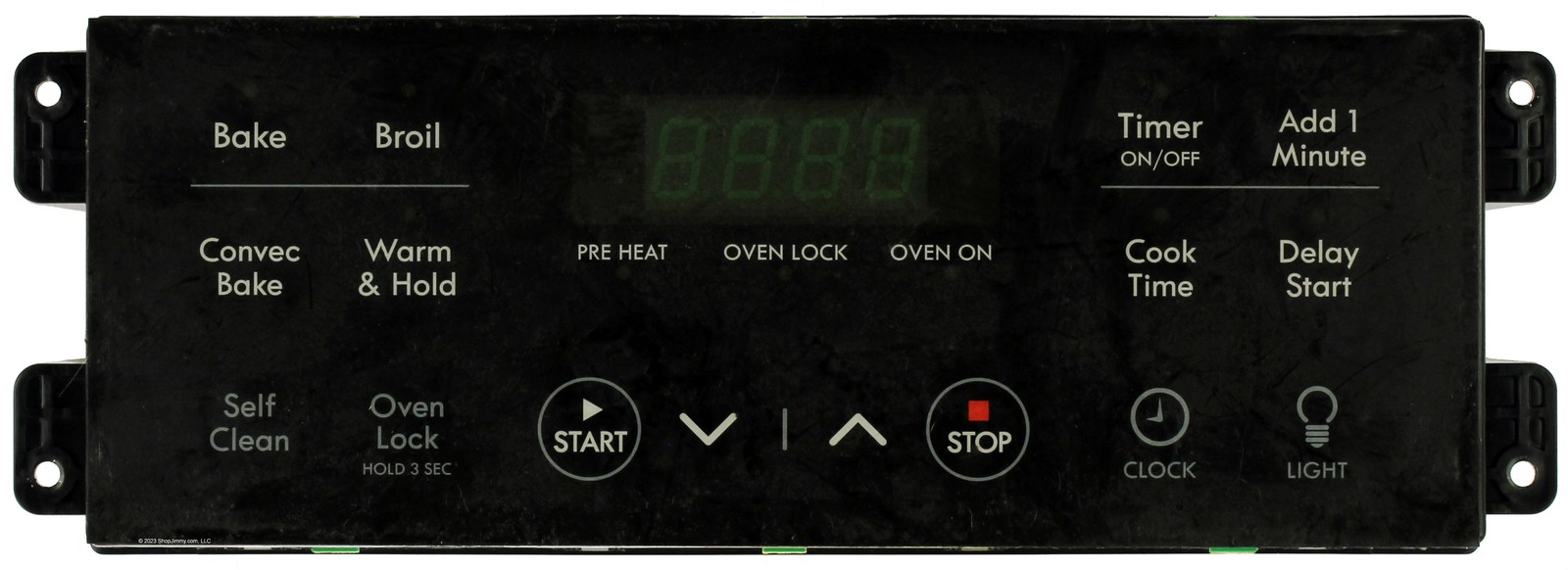 Electrolux Oven 316630003 Electronic Clock Timer, Black Overlay