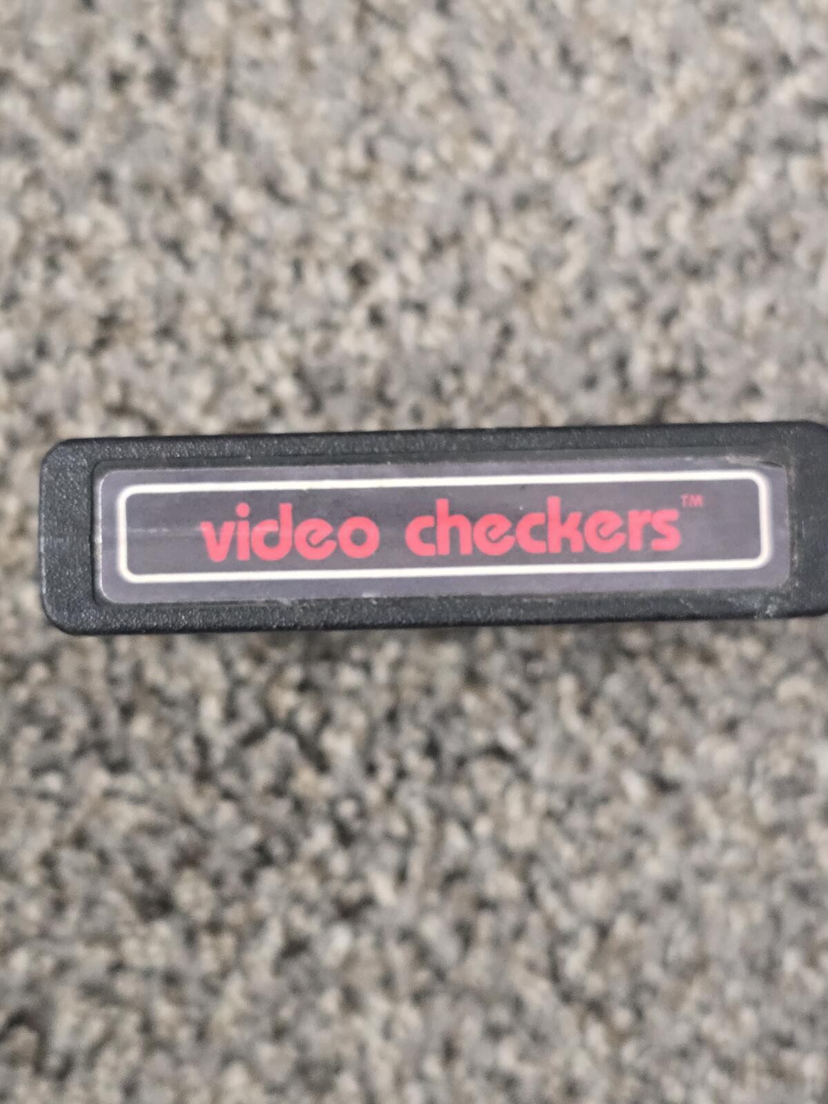Atari Video Checkers CX-2636 Game Program Cartridge