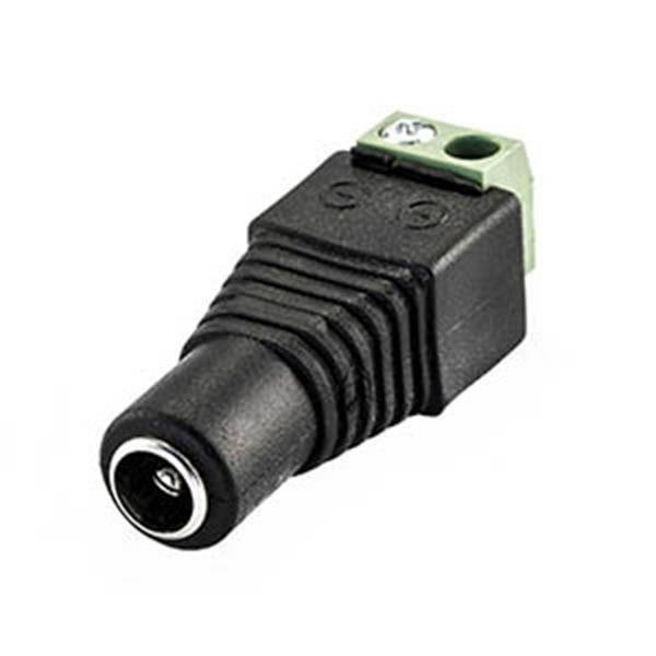 DC Power Screw Terminal Female 2.1x5.5mm Jack Connector Adapter CCTV Camera Wire
