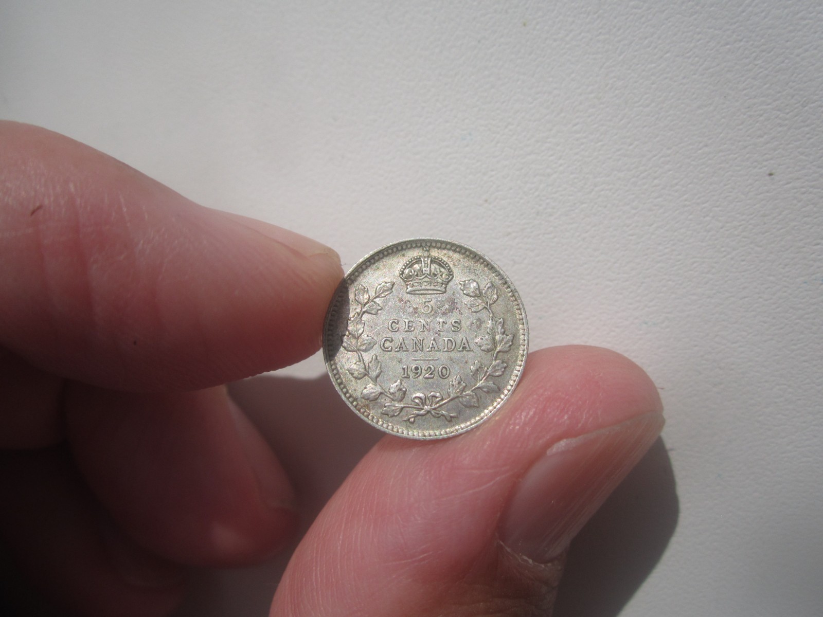 1920 CANADA 5 CENTS