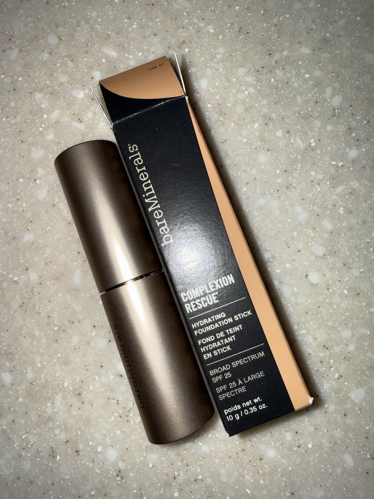 bareMinerals Complexion Rescue Hydrating Foundation Stick TAN 07 .35oz