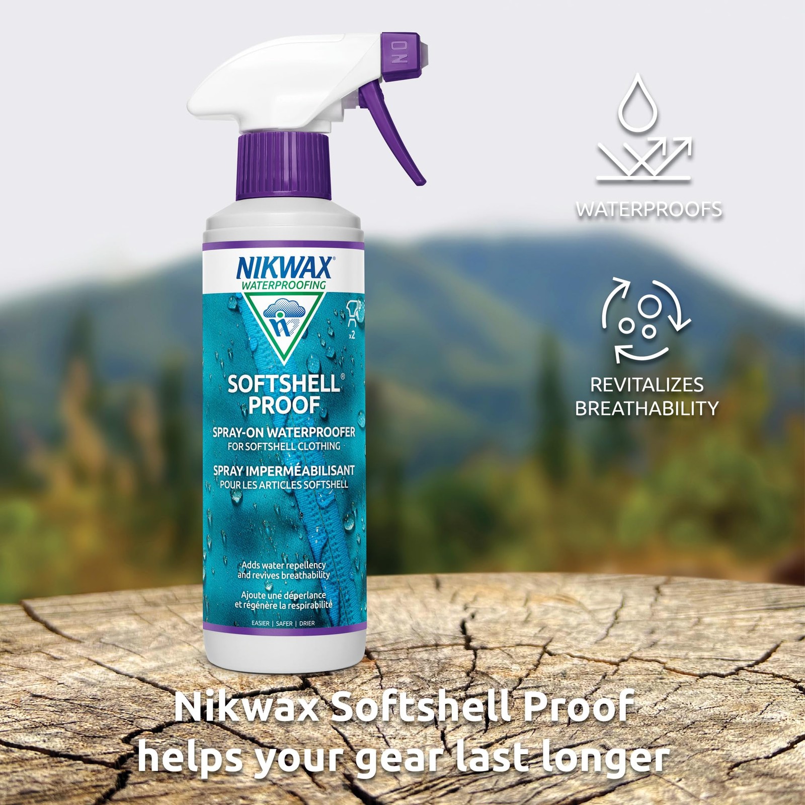 Softshell Proof, Spray-On