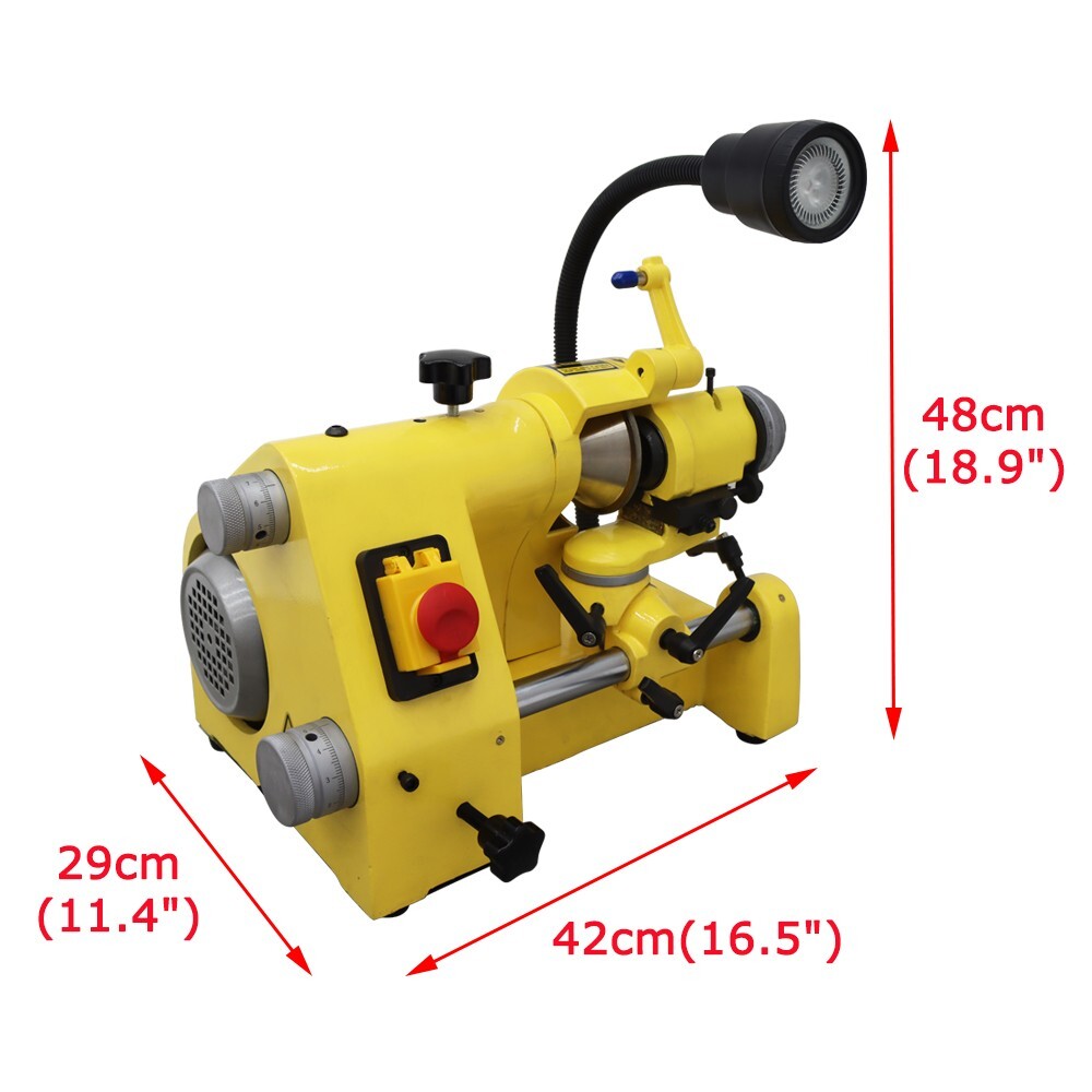 Universal Cutter Grinder Sharpening Machine 5C Collets Sharpener End Mill Drill