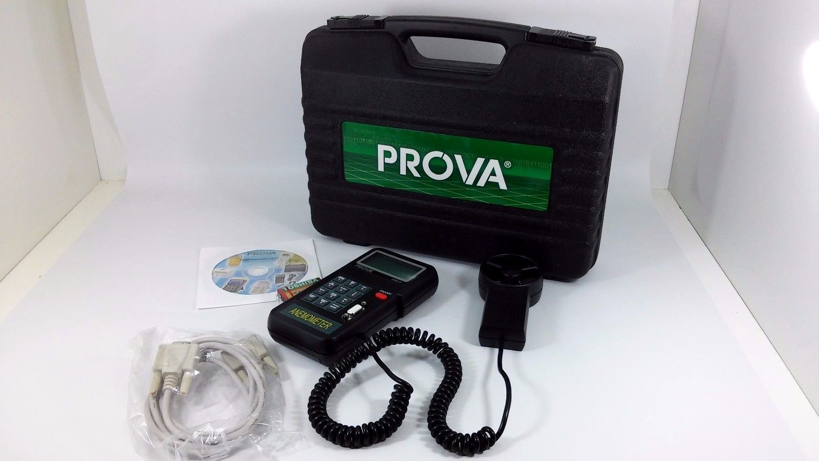 Prova Anemometer AVM-07 Digital Wind Speed Meter -PC Kit Case/Cable/Disc/Battery