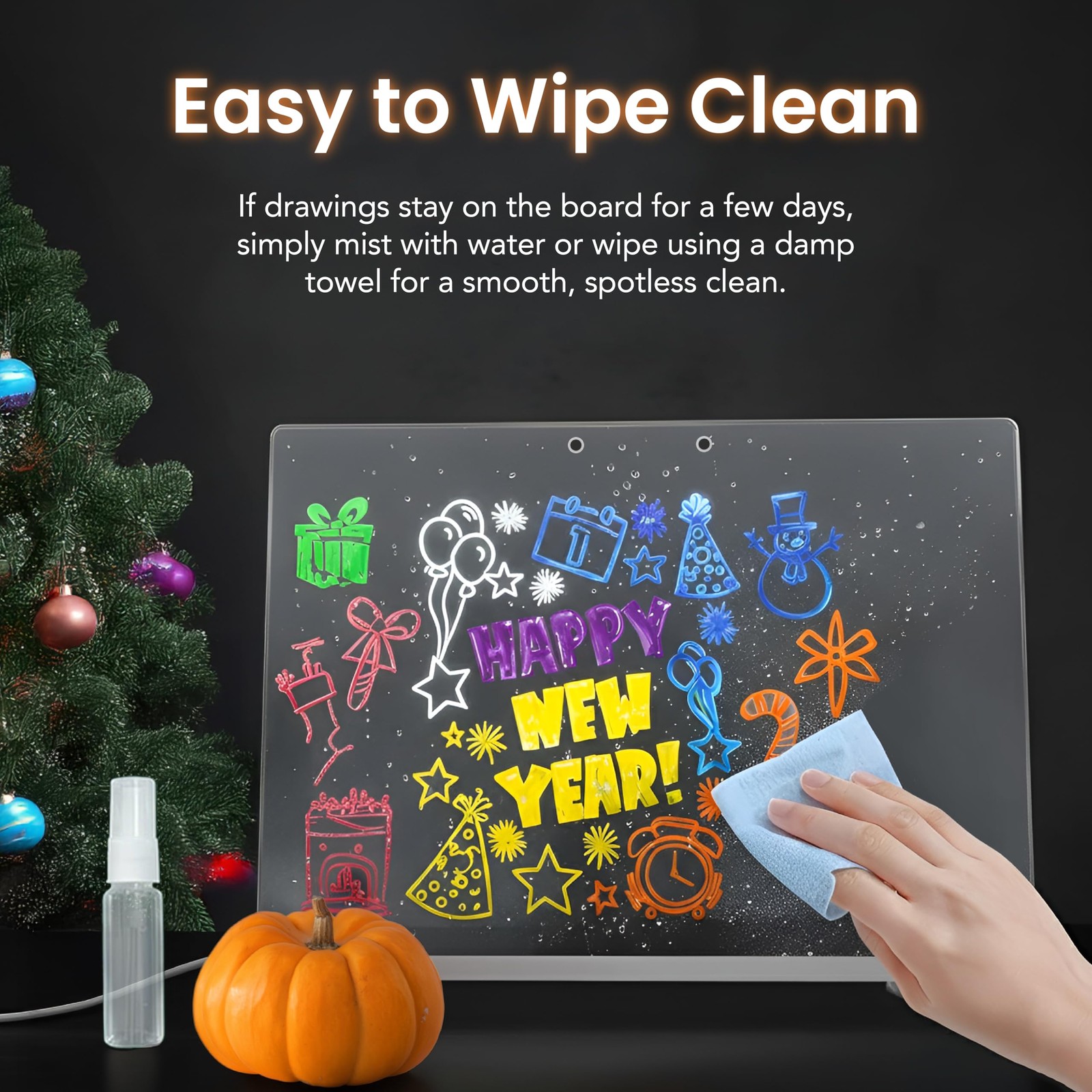 Drawing Board,13 Light Effects, Include Adapter, Drawing , Glow Doodle Note B...