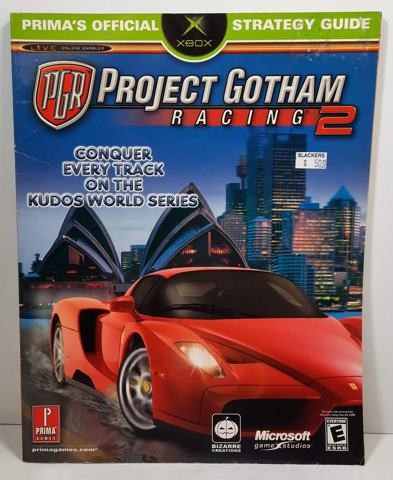 Project Gotham Racing 2 Prima Official Strategy Guide Microsoft Xbox