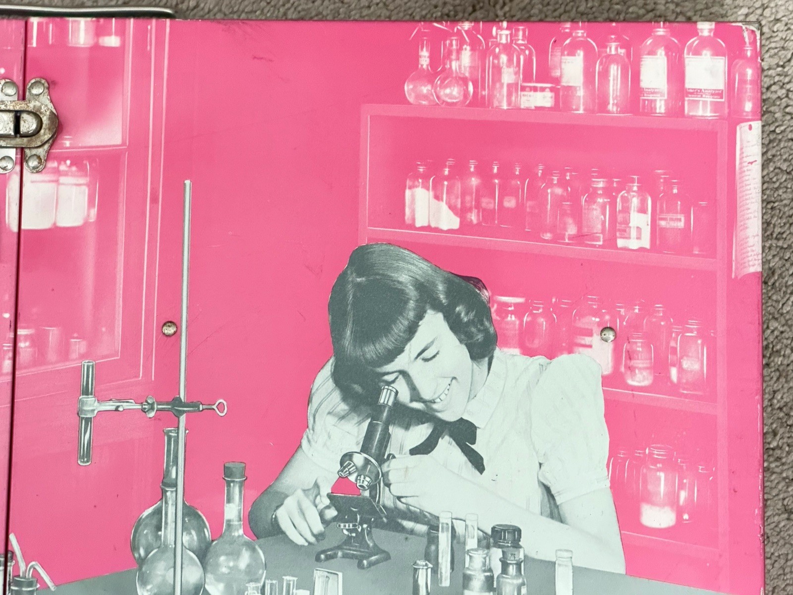 Vintage 1950s Handy Andy Mr. Wizard Combination Microscope Chemistry Set 200