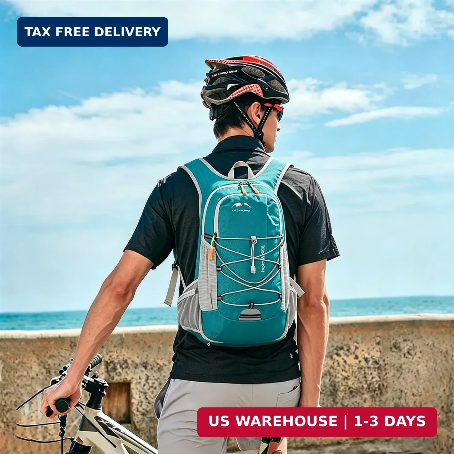 20L Lightweight Hydration Backpack with 2L Insulated Leakproof Water Bladder, Wa