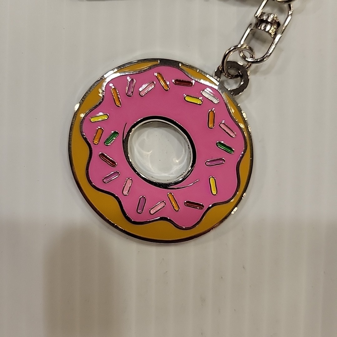 Krispy Kreme Sprinkle Doughnut Key Chain - NWT