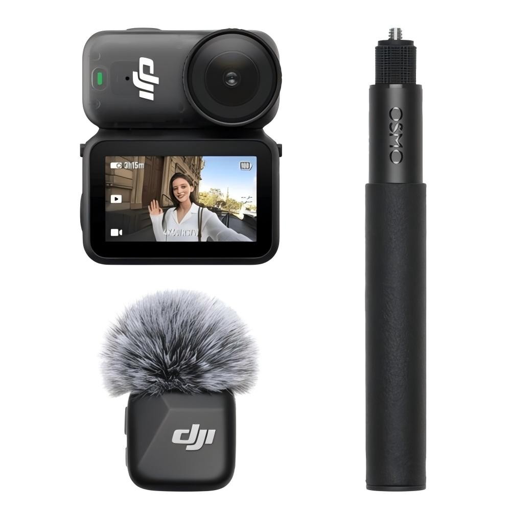 DJI Osmo Nano Vlog Combo 64GB/128GB with DJI Mic Mini Transmitter Infinity Black