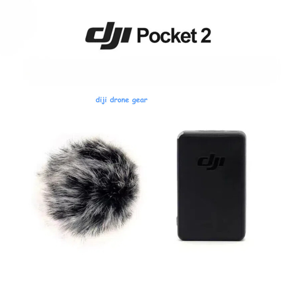 DJI Pocket 2 Wireless Microphone Transmitter 2.4GHz w/Windscreen