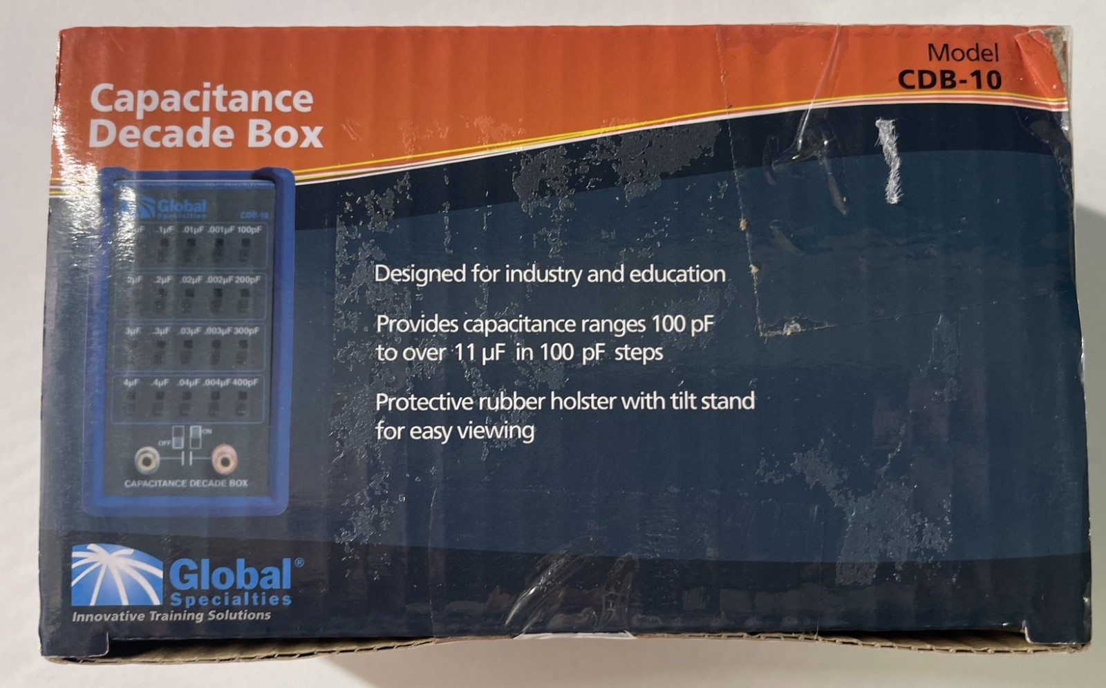 NEW IN BOX GLOBAL SPECIALTIES CDB-10 Capacitance Decade Box