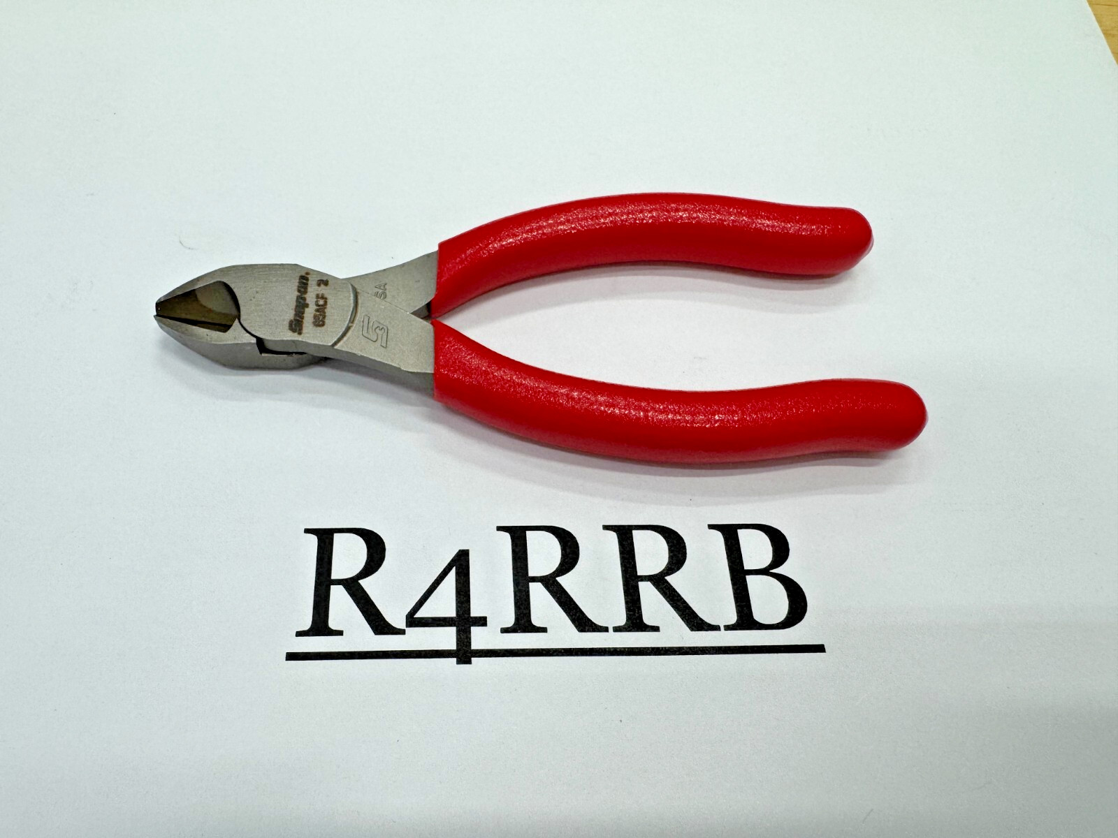 Snap-on Tools USA NEW RED 5" Soft Grip Small Diagonal Cutter Pliers 85ACF