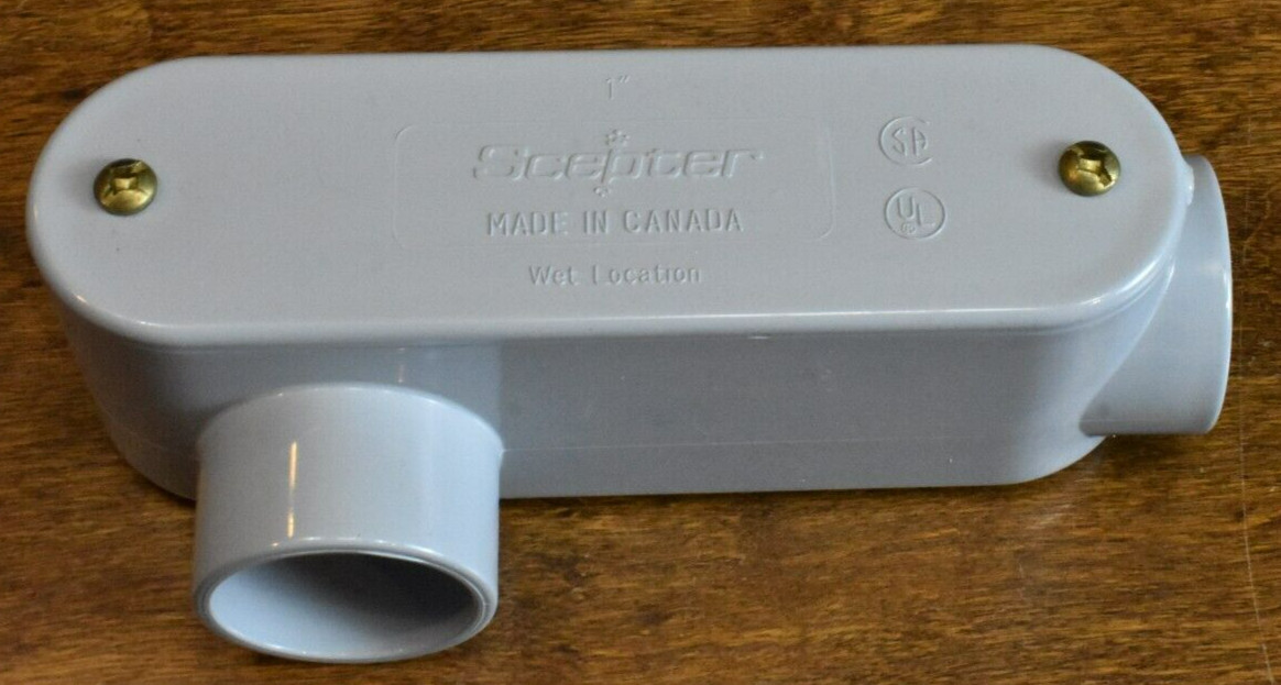 New Lot of 12 Ipex Scepter SLR30S 1" Type LR PVC Conduit Access Fittings