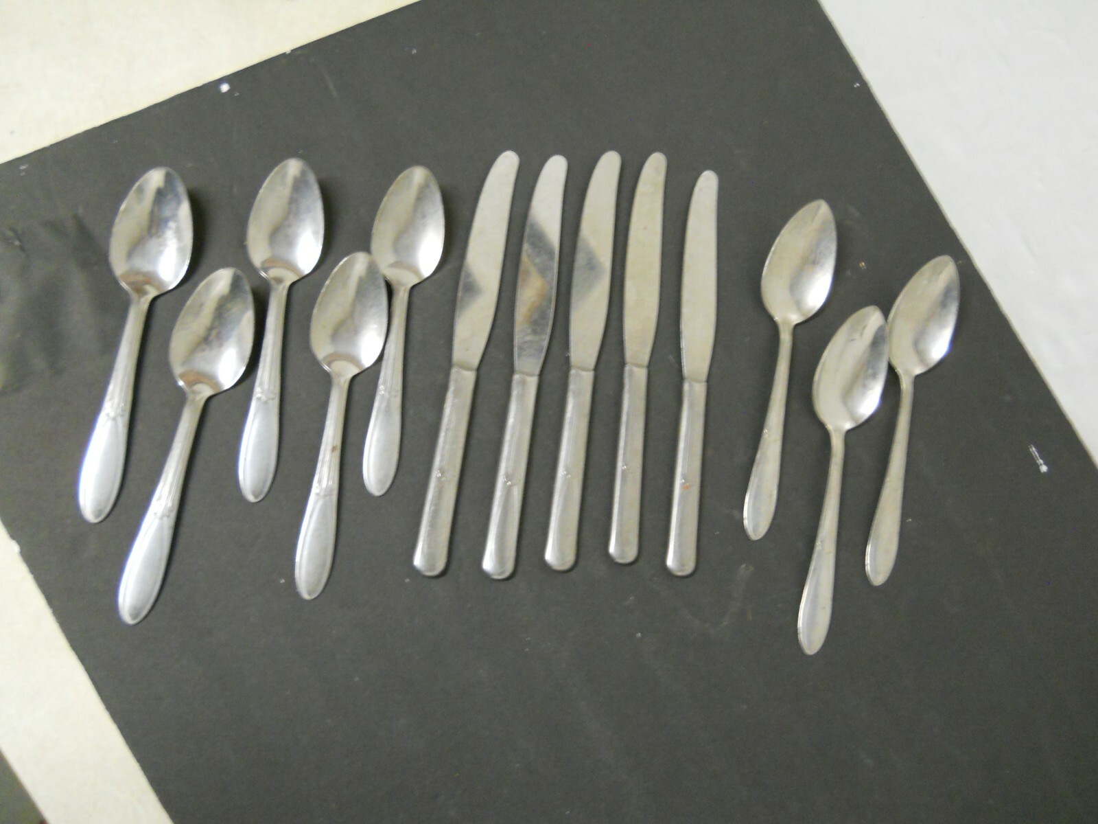 Stainless Steel U S A Flatware Replacements 13 Pc Set Plume