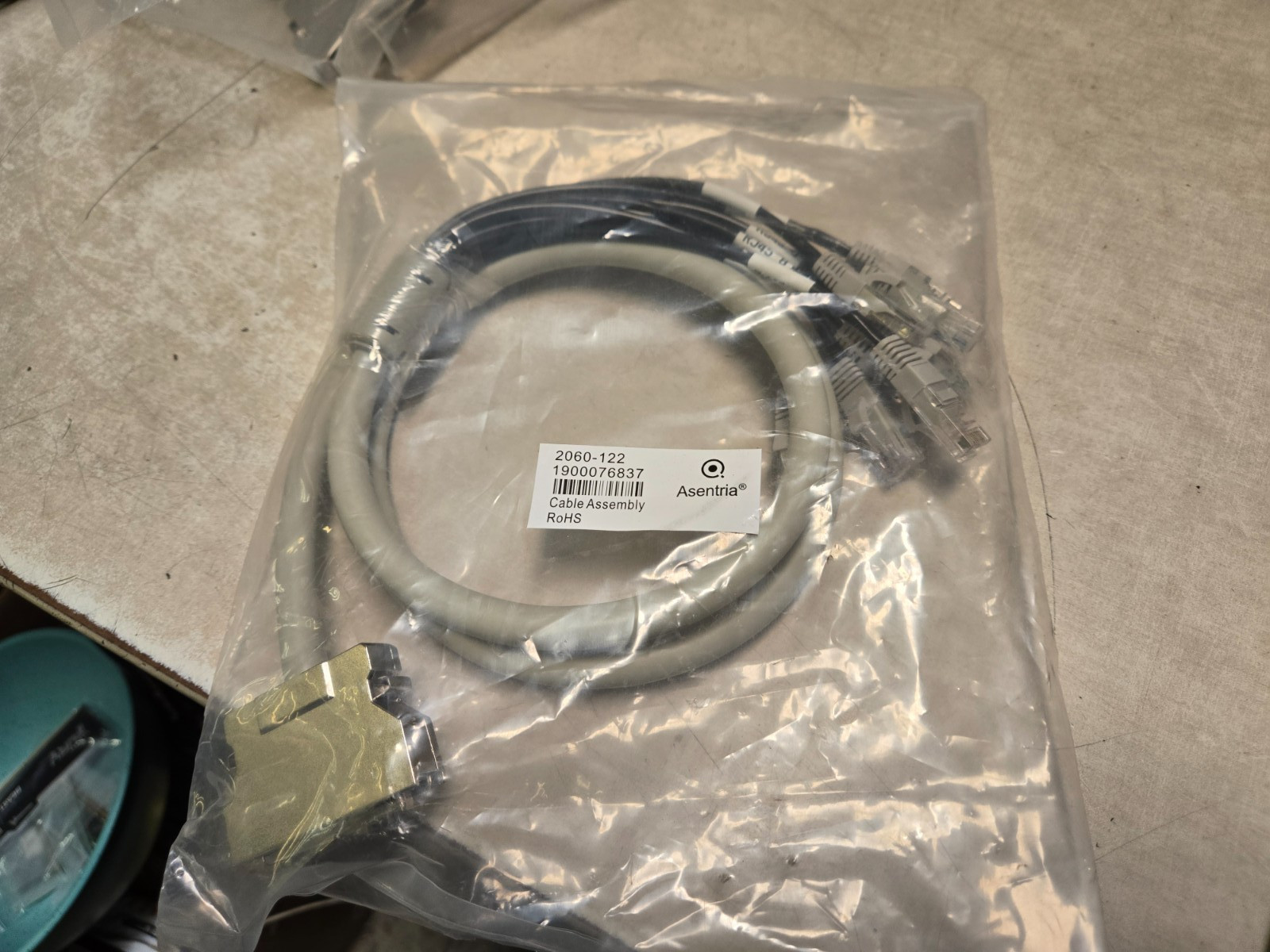 Sealed Asentria Cable Assembly 2060-122 1900076837