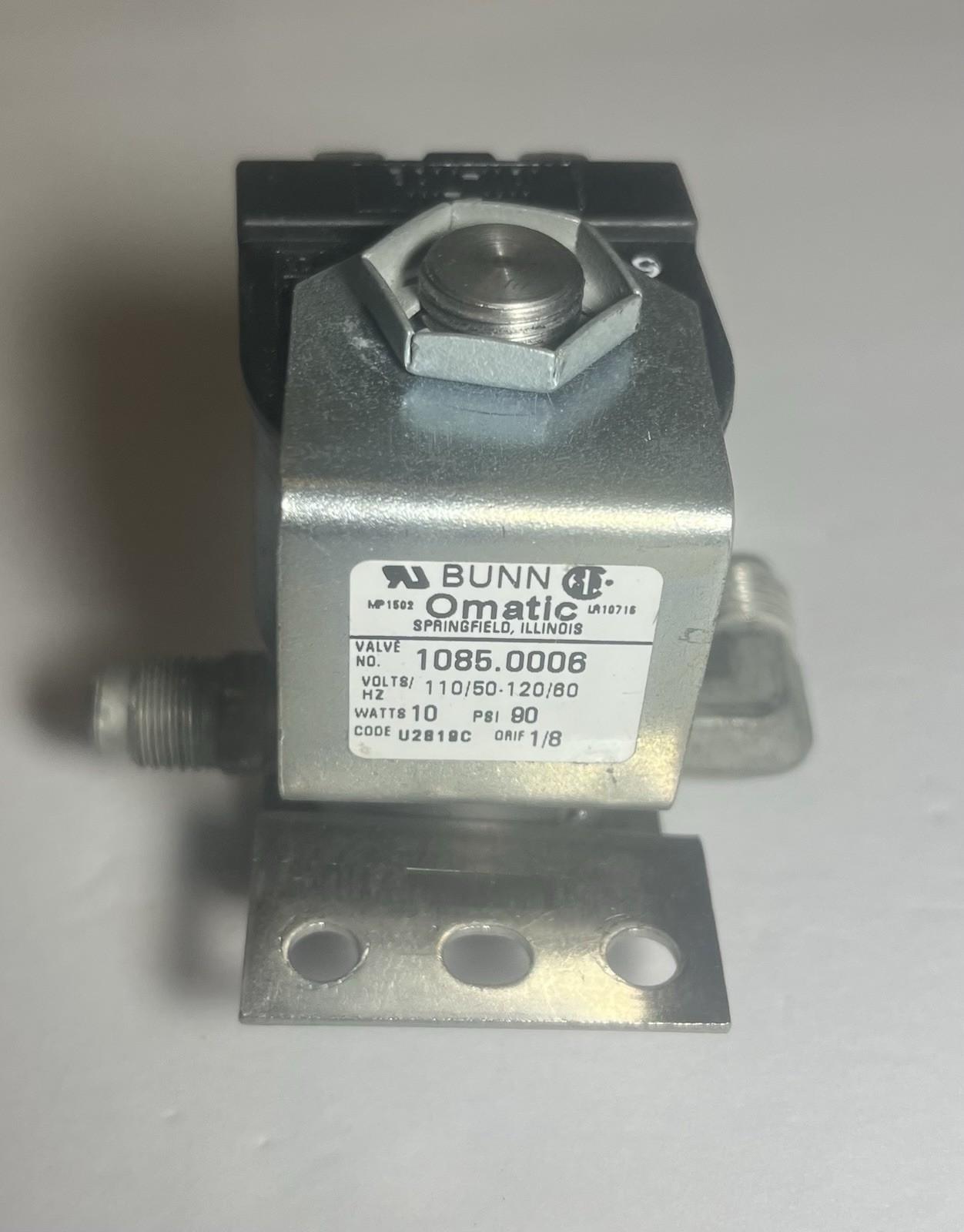 Bunn-O-Matic BunnOMatic 1085.0006 Valve, Solenoid