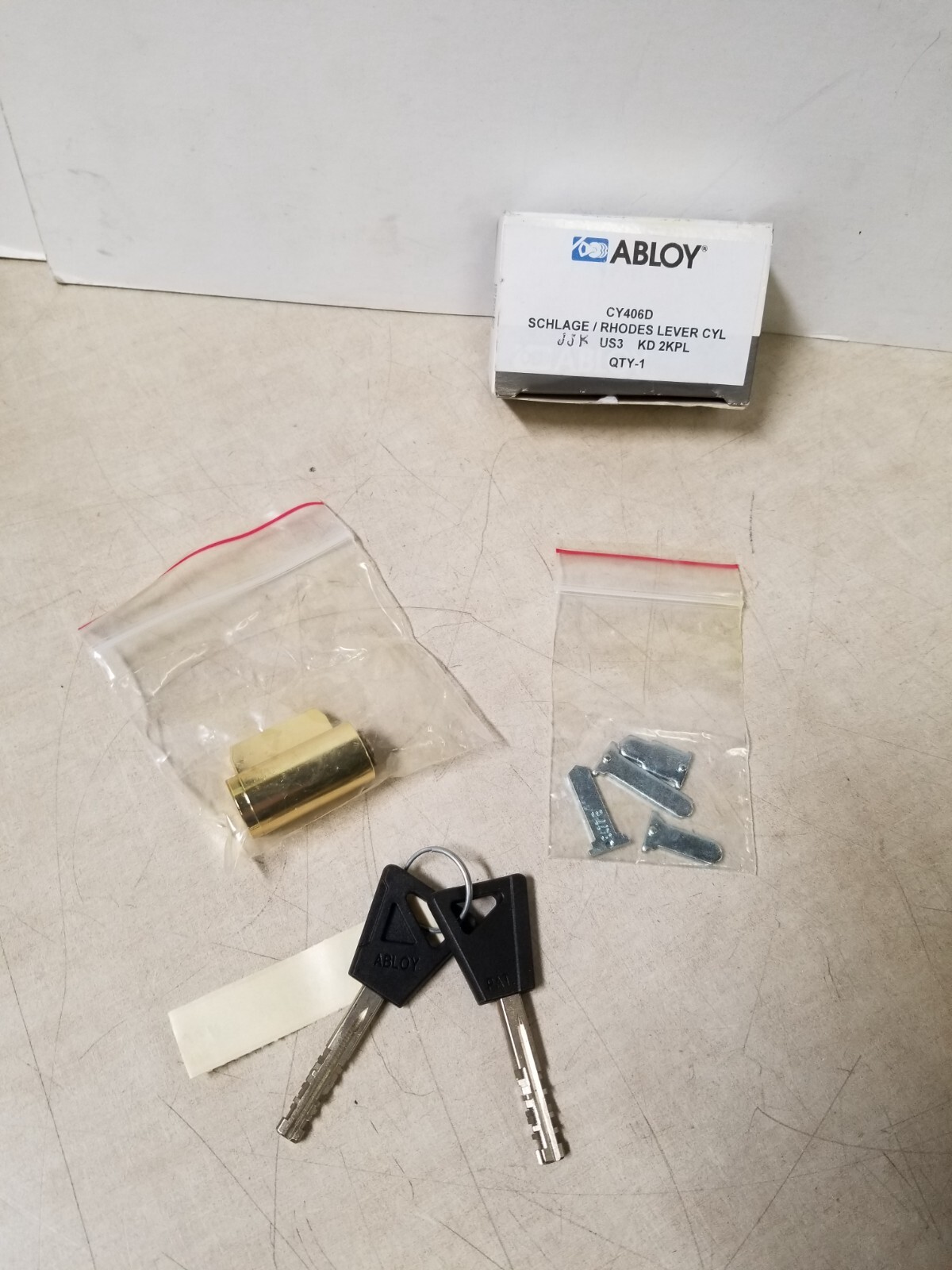 Abloy CY406D Schlage / Rhodes Lever CYl US3 KD 2KPL