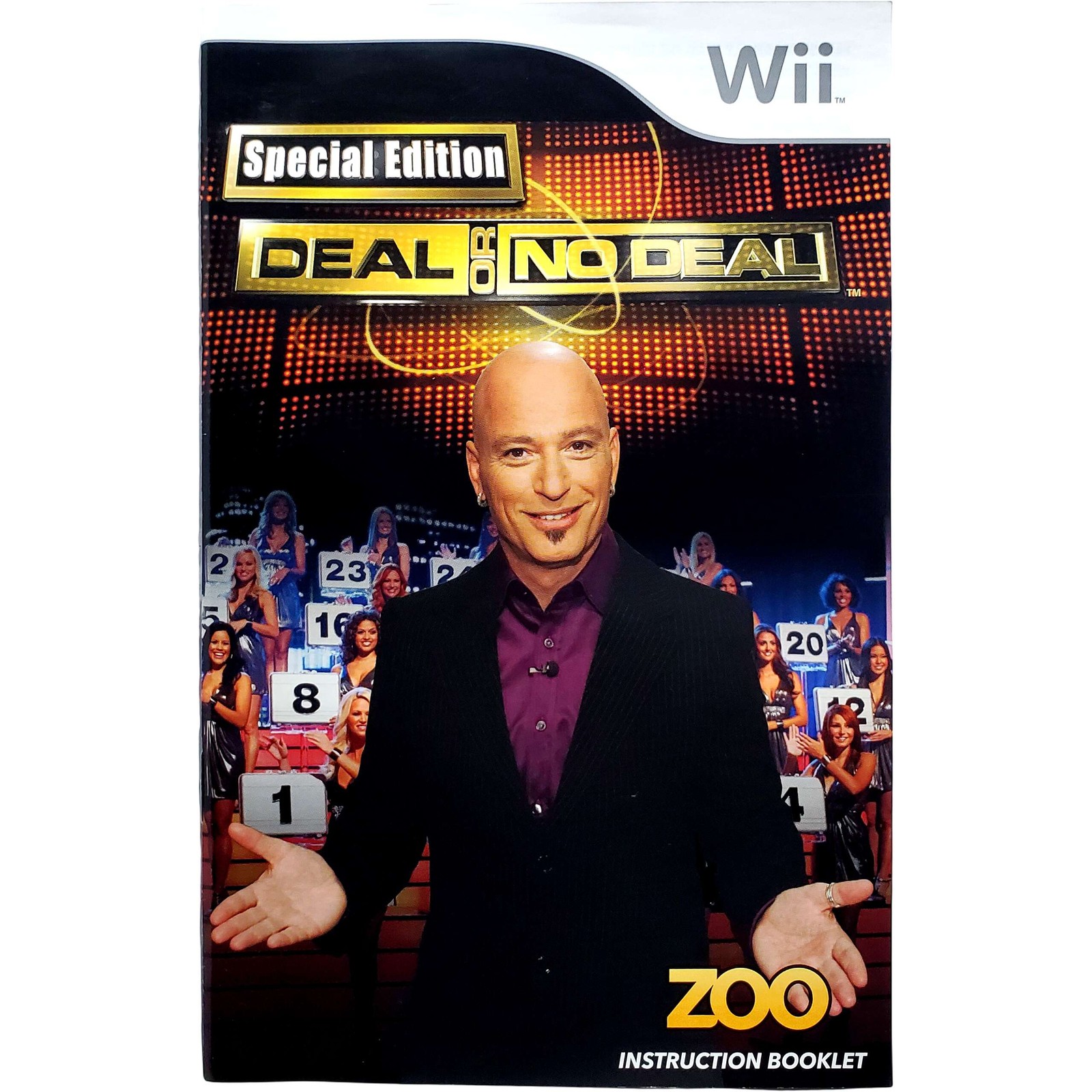 (Manual Only) Deal Or No Deal Special Edition - Nintendo Wii Excellent Original