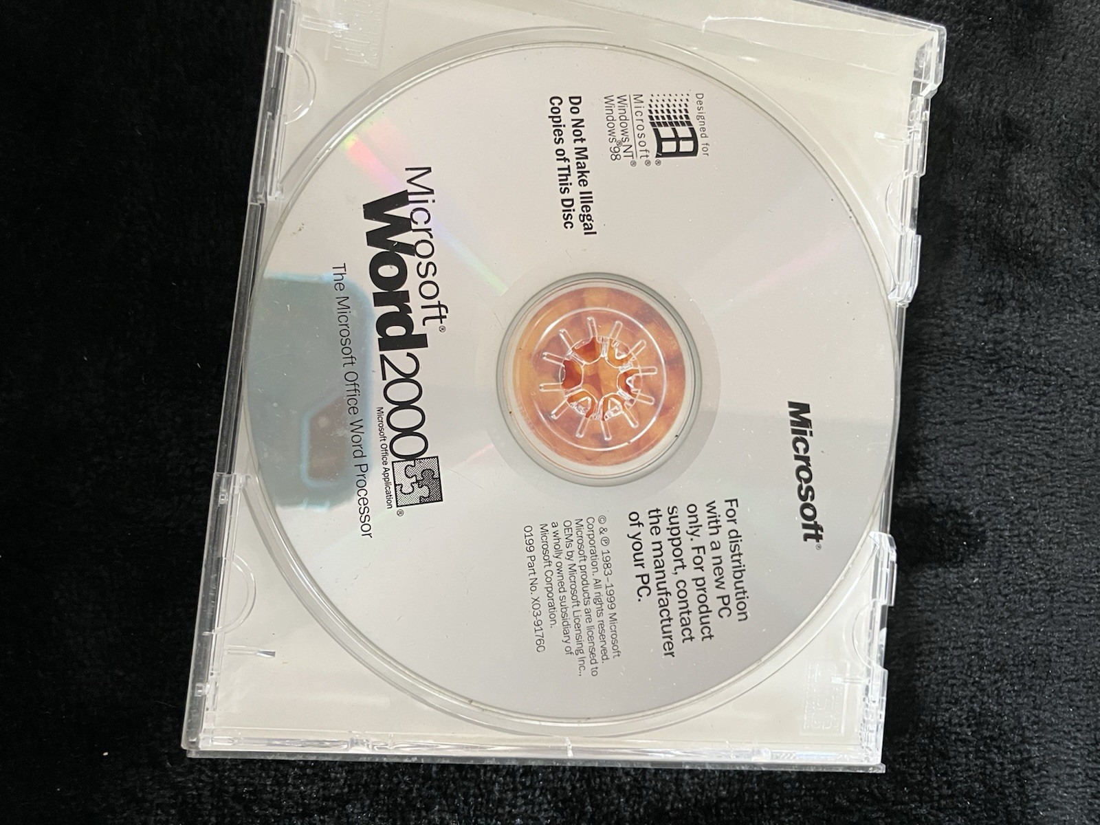 microsoft word 2000, factory sealed