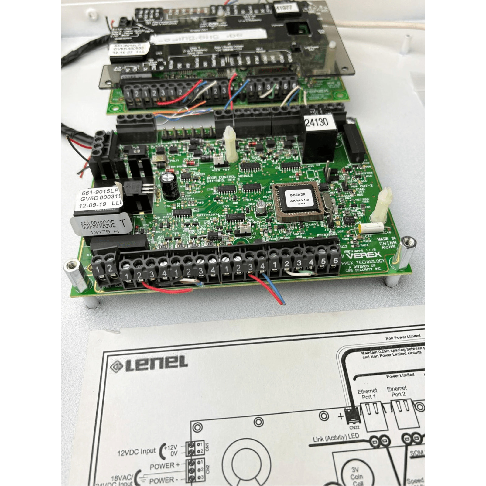 Lenel goEntry GOE-SYS-2D2R Access Control Panel w/ Key