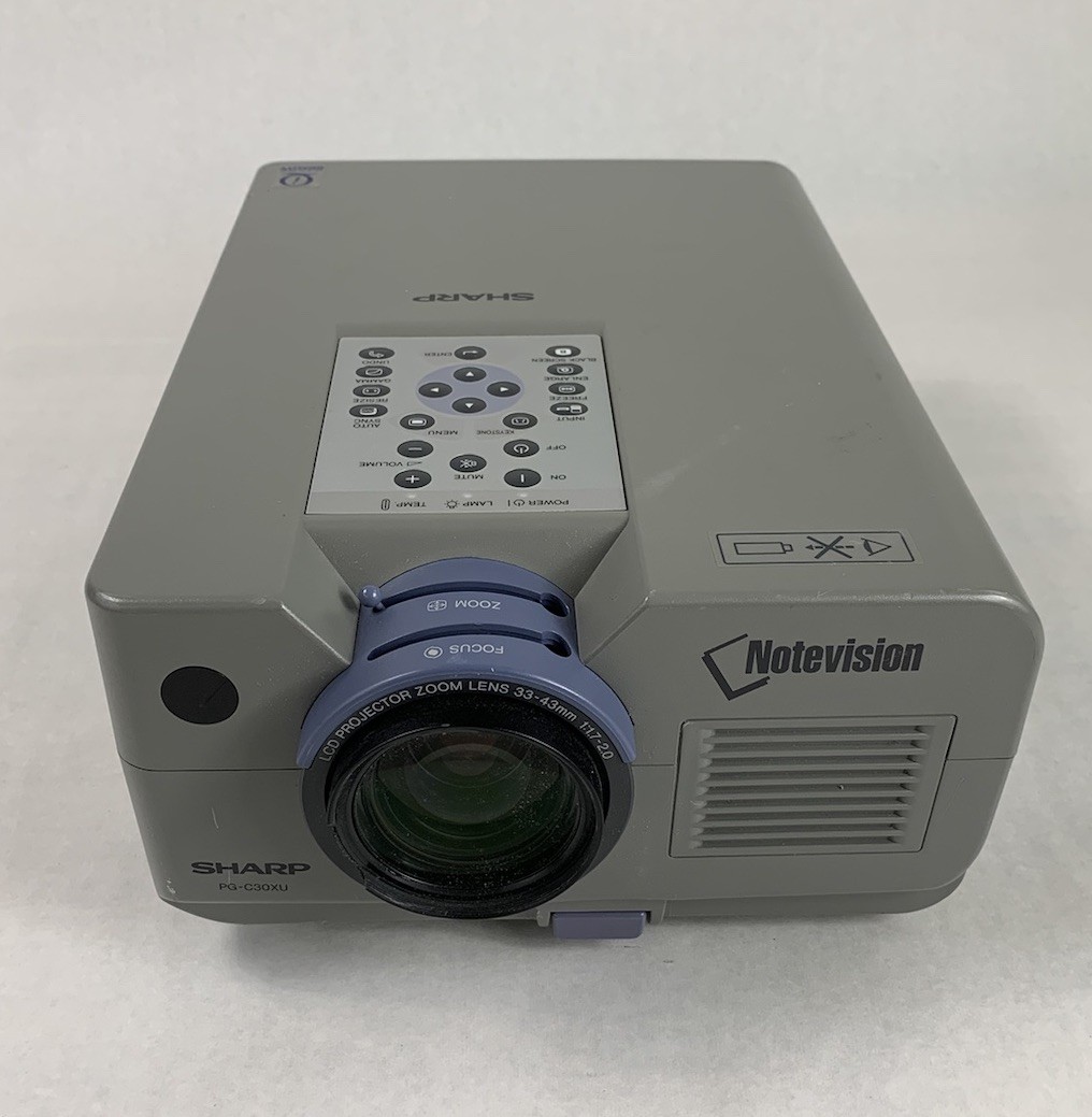 Sharp PG-C30XU LCD Projector 1405 Lamp Hours