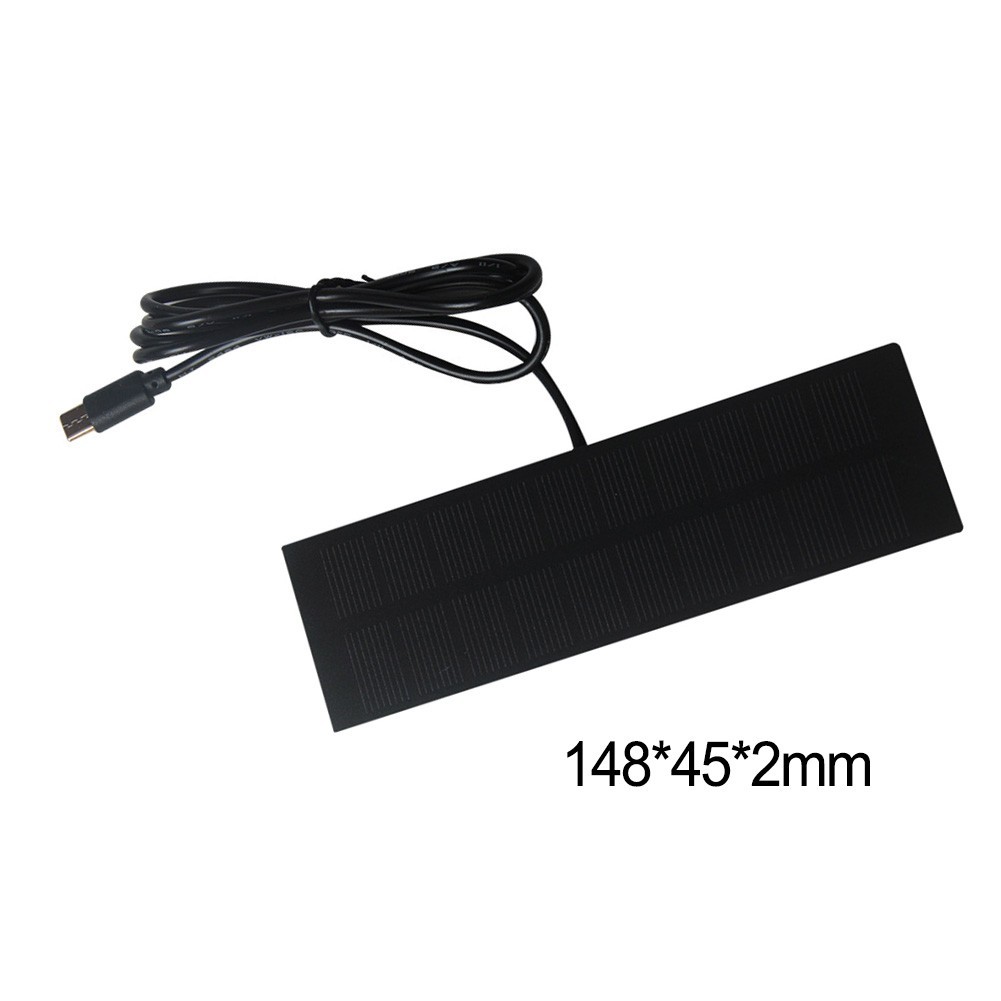 Compact 1W 5V Solar Charging Panel For Mobile Devices & Battery Chargers New