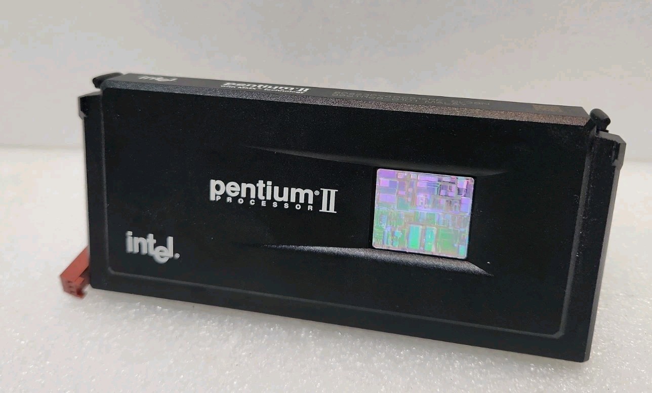 Intel Pentium II Slot1 CPU 400 SL38N P2 400MHz 80523PY400512PE 3pin Fan