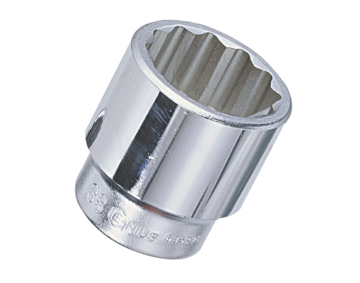 Genius Tools 3/4" Dr. 20mm Hand Socket (12-Point) (CR-Mo) - 635220