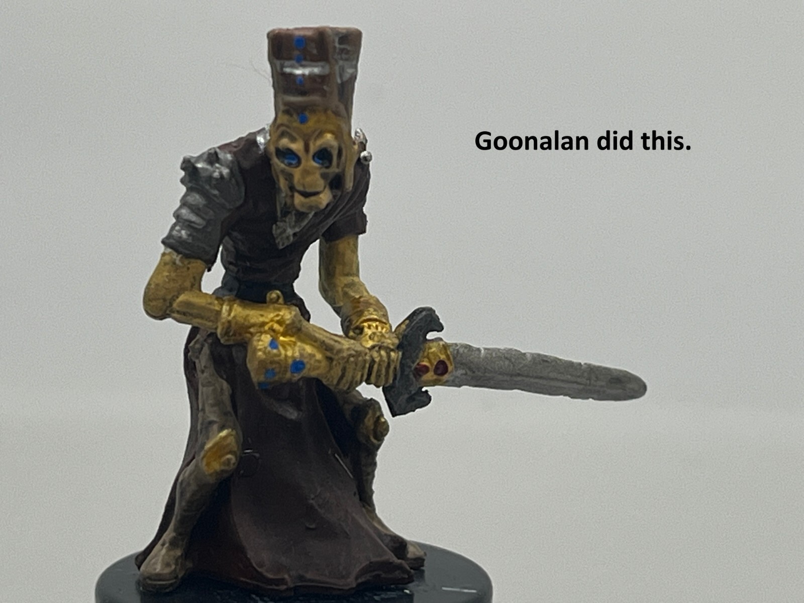 D&D Pathfinder Mini Shattered Star 27 Skeleton Champion UC
