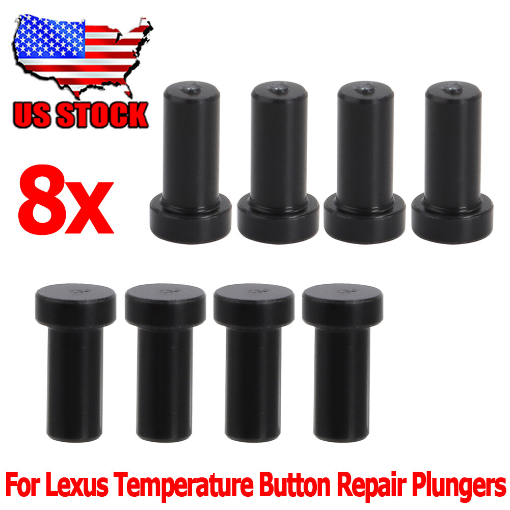 8x Temperature Button Plungers Repair Kit For 04-09 Lexus RX330 RX350 RX400H US