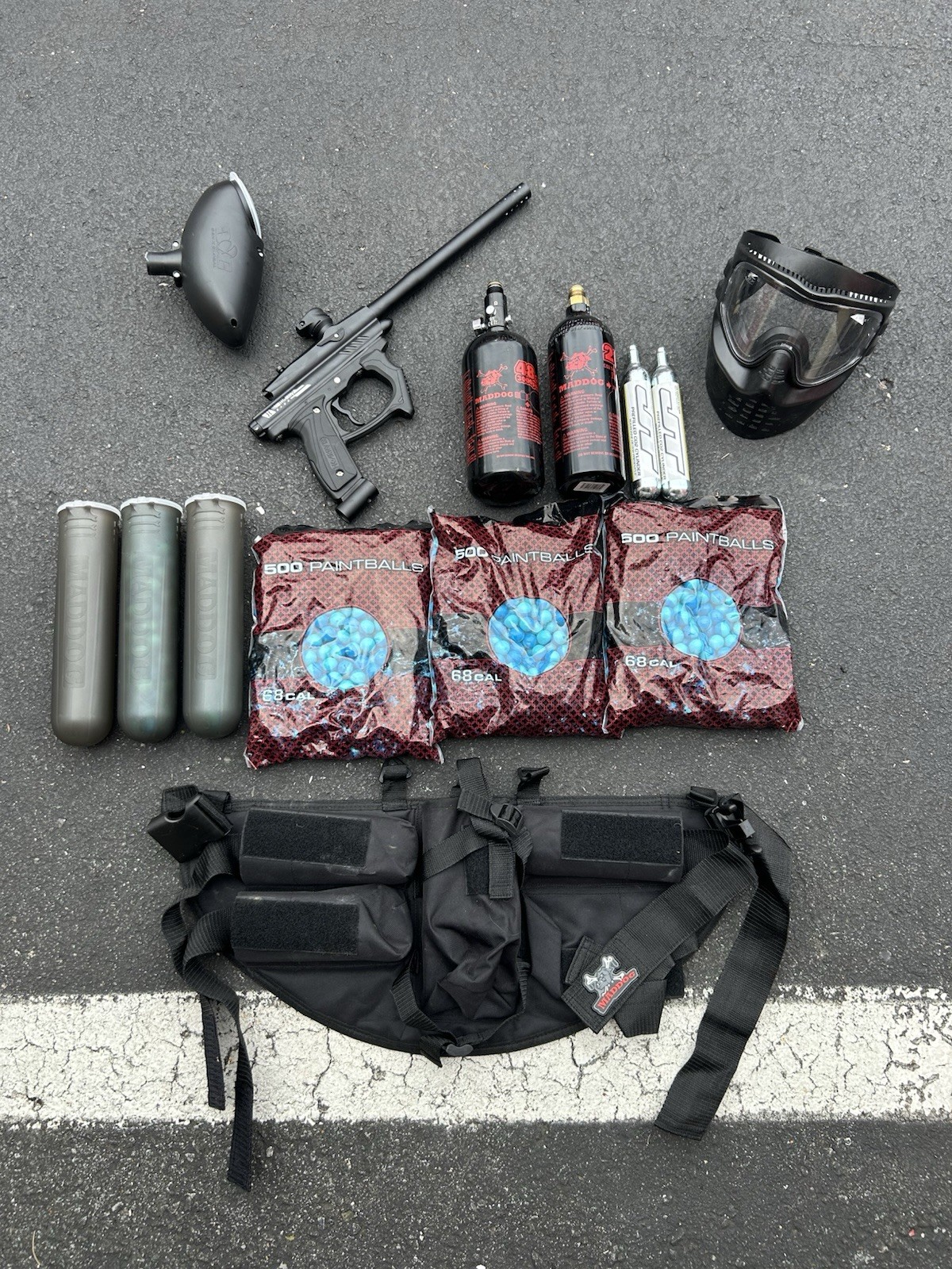 HK Army Paintball Gun With Accessories/Ammo/Gear