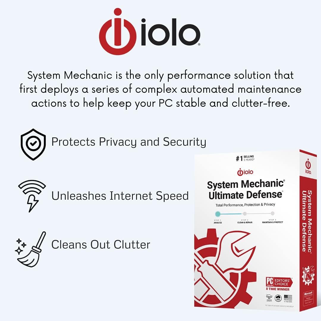 iolo System Mechanic Antivirus Software