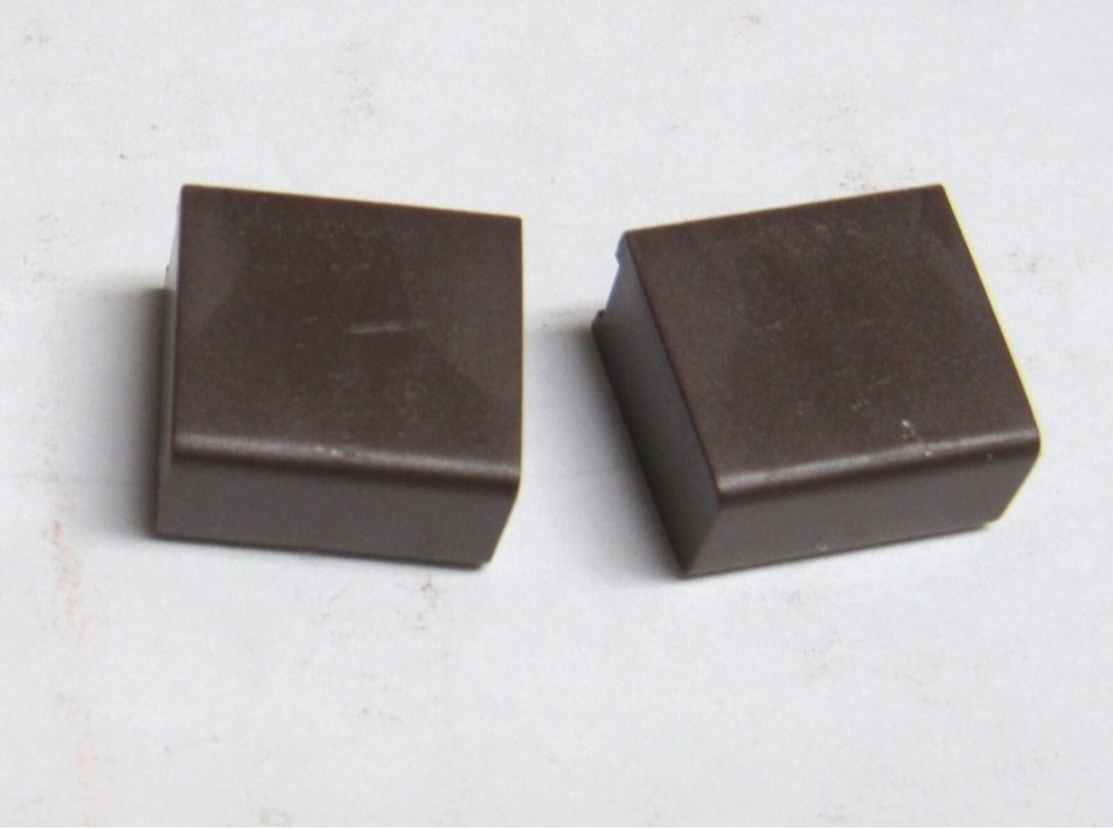 (2) M&S WALNUT Intercom Buttons N35W, N45W, N65RSW Glamour Caps