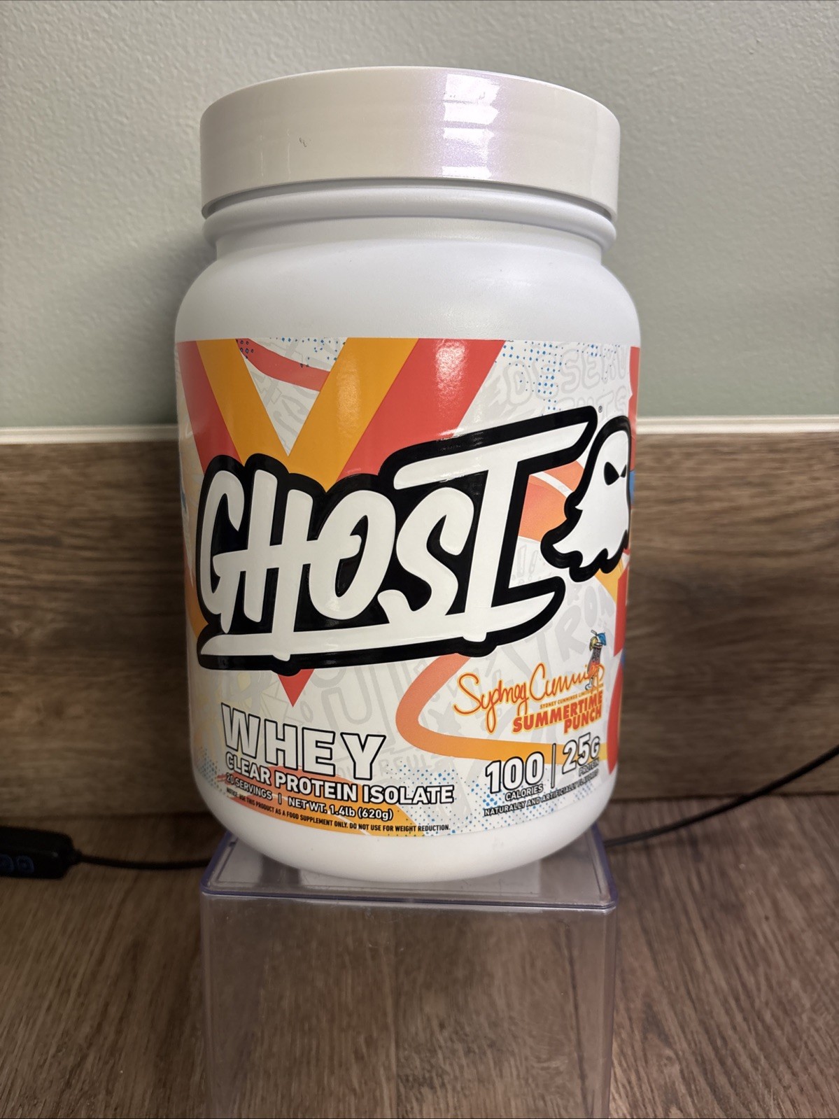 GHOST Clear Whey Protein Summertime Punch Sydney Cummmings Limited Edition