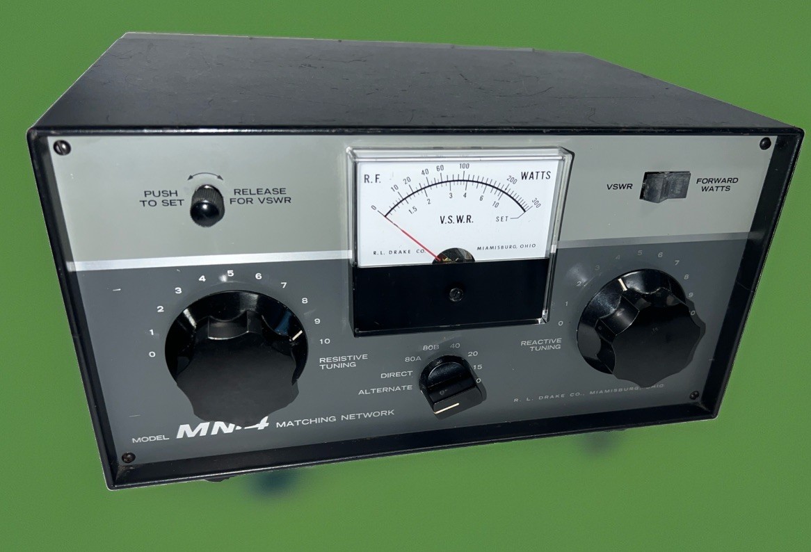 Drake MN-4 Matching Network Antenna Tuner 80-10 Meters 200 Watts 30 Day Returns
