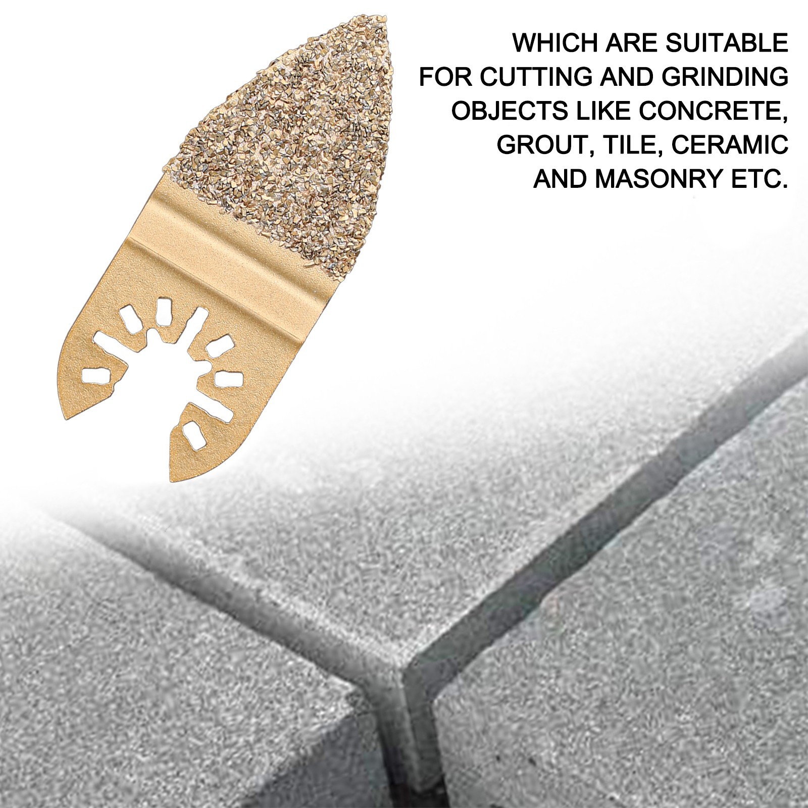 Versatile Cutting and Grinding Efficiency Carbide Oscillating Tool Blades