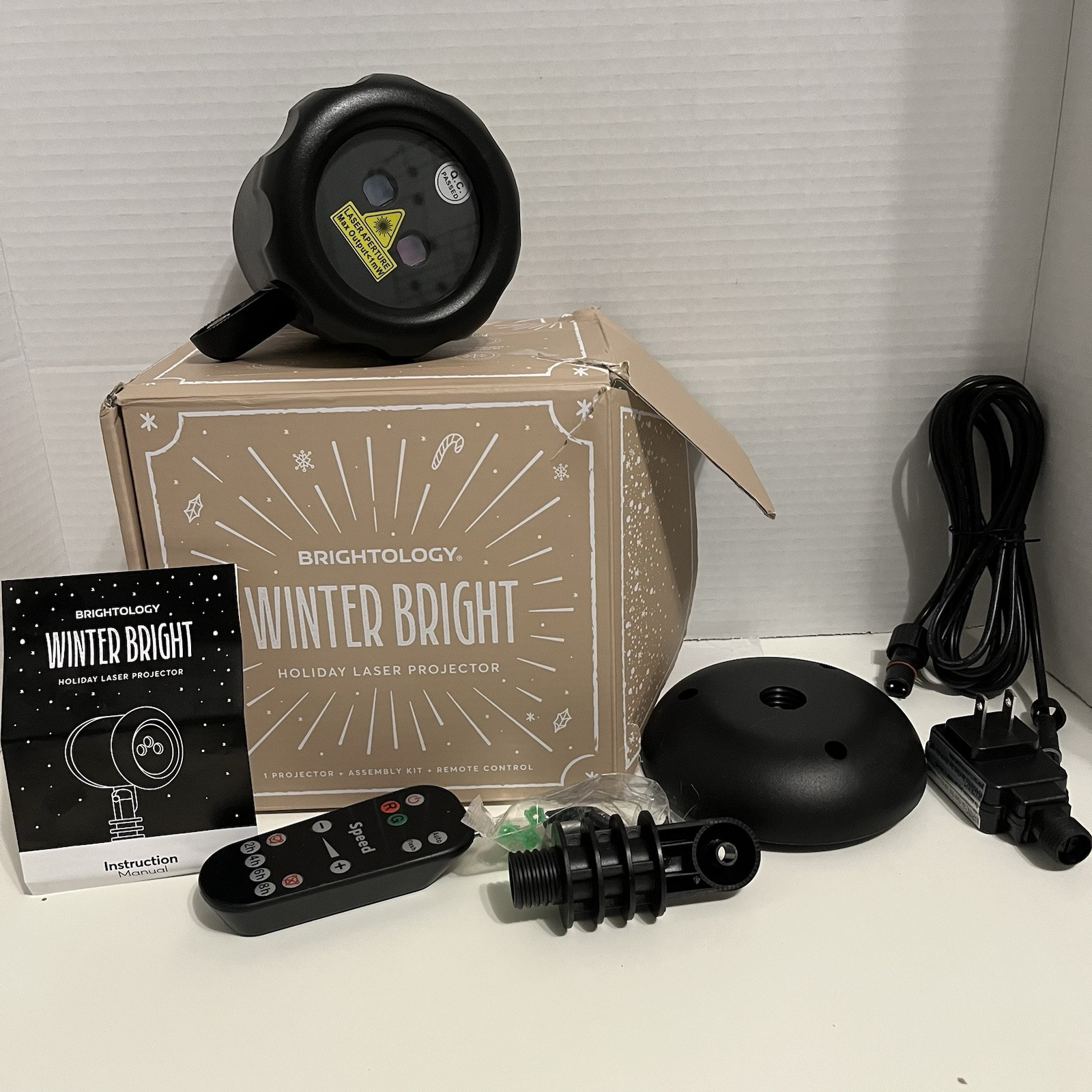 Brightology Winter Bright Holiday Laser Projector *Read *