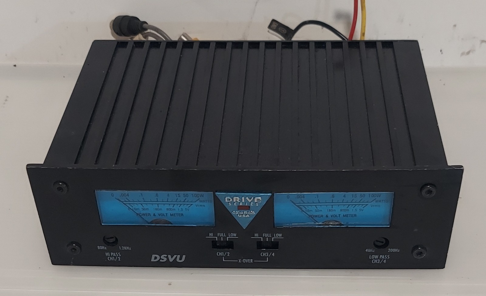 CRUNCH DSVU IN DASH PREAMPLIFIER 3 WAY CROSSOVER