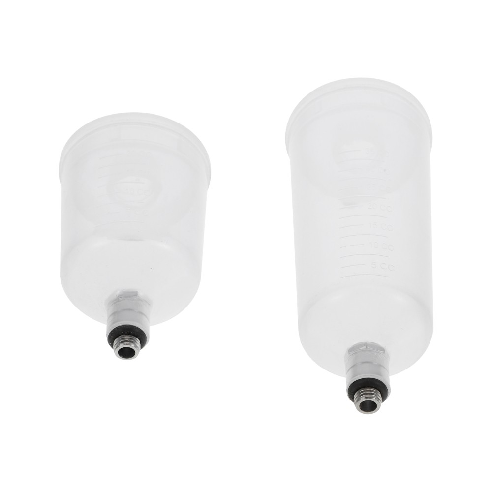 3 Pieces Mini Plastic Paint Cups Replaceable for Airbrush Spray Bottles Jar
