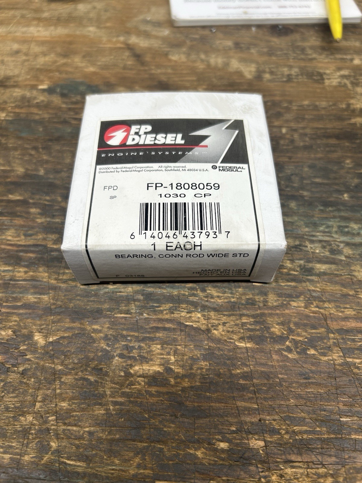 1808059 International Conn Rod Bearing. Wide. STD. New F/p Diesel