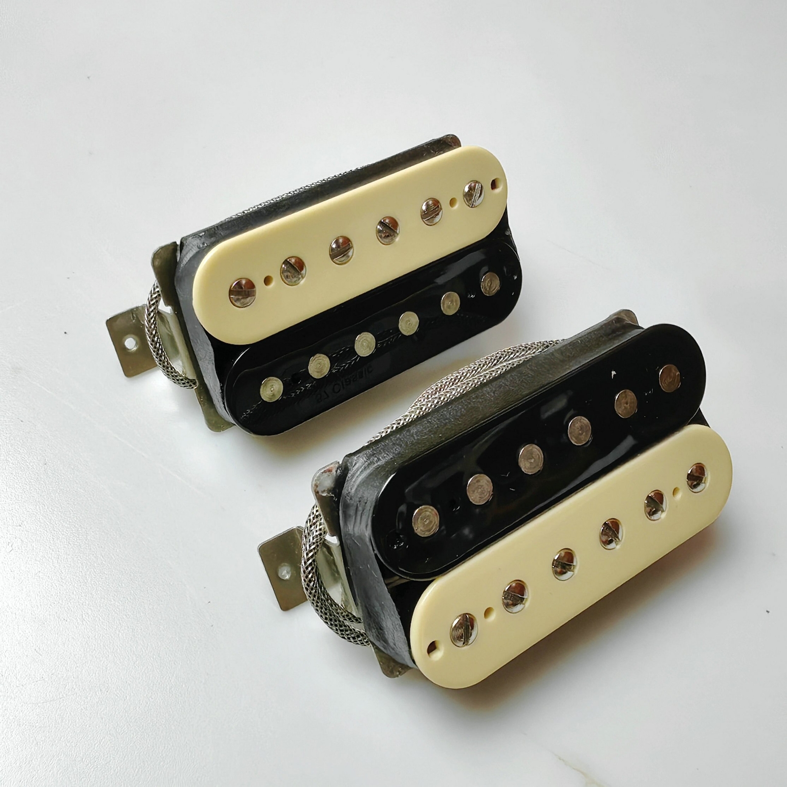 Gibs Guitar '57 Classic Neck/Bridge Humbucking Pickup - Double Black / Zebra