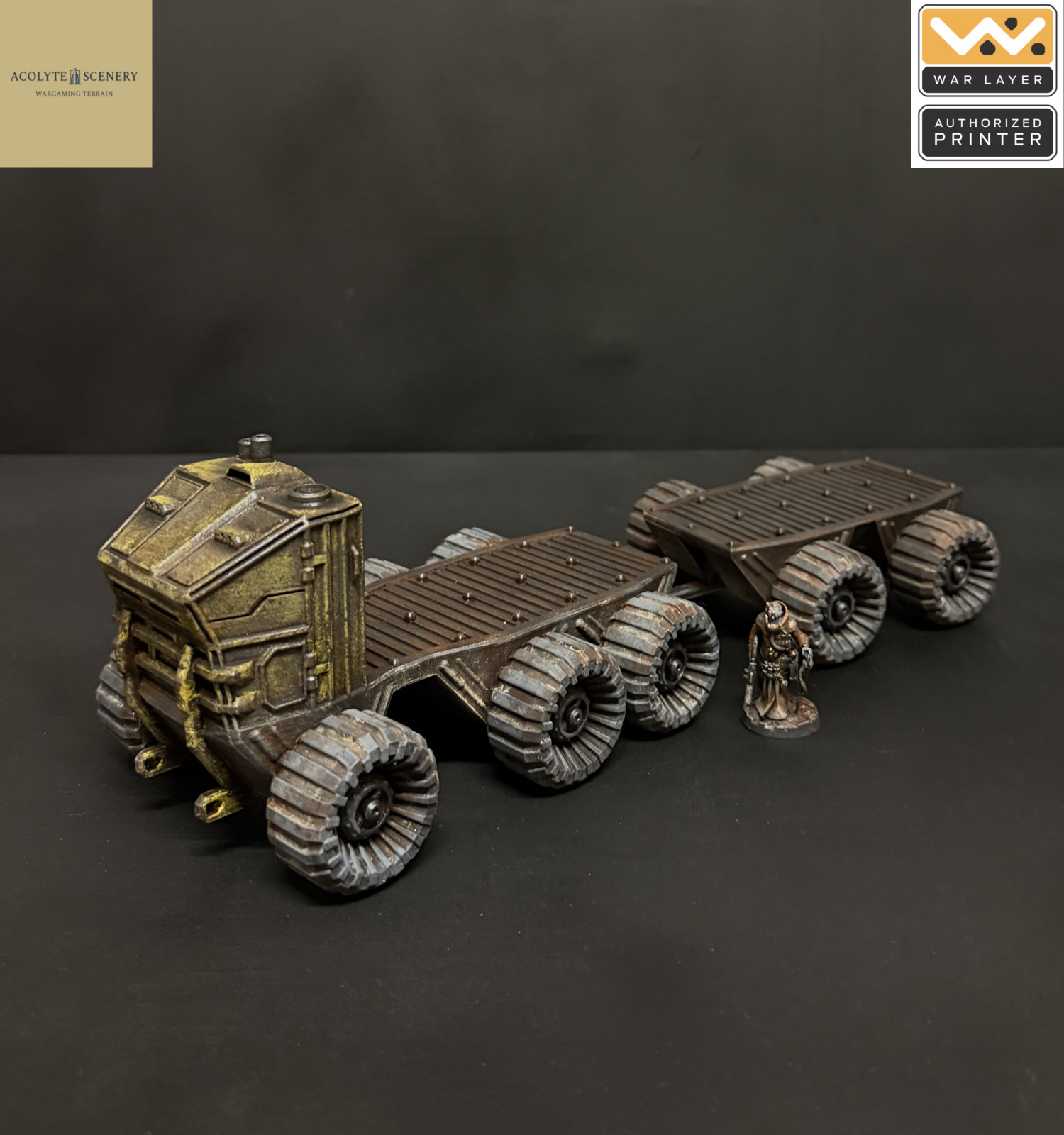 Wargaming Cargo Hauler No. 8 Modular for 28mm 32mm Sci-Fi Wargames Terrain