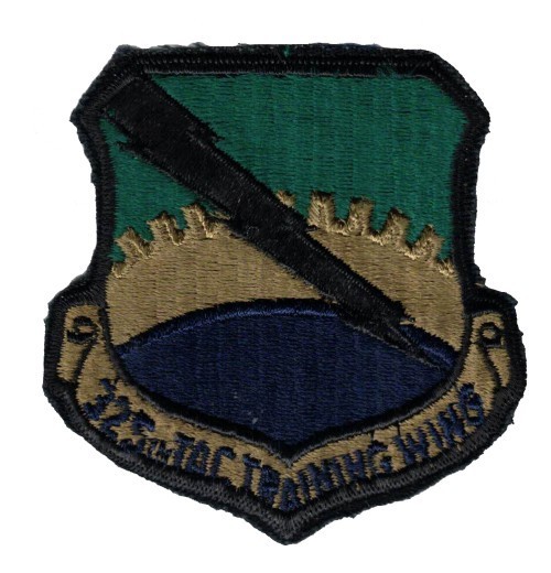 US Air Force 325th Tactical Training Wing sleeve patch
