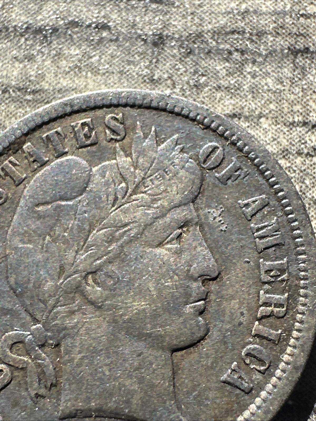 1908 Barber Dime Liberty Head Silver Coin - Nice Details