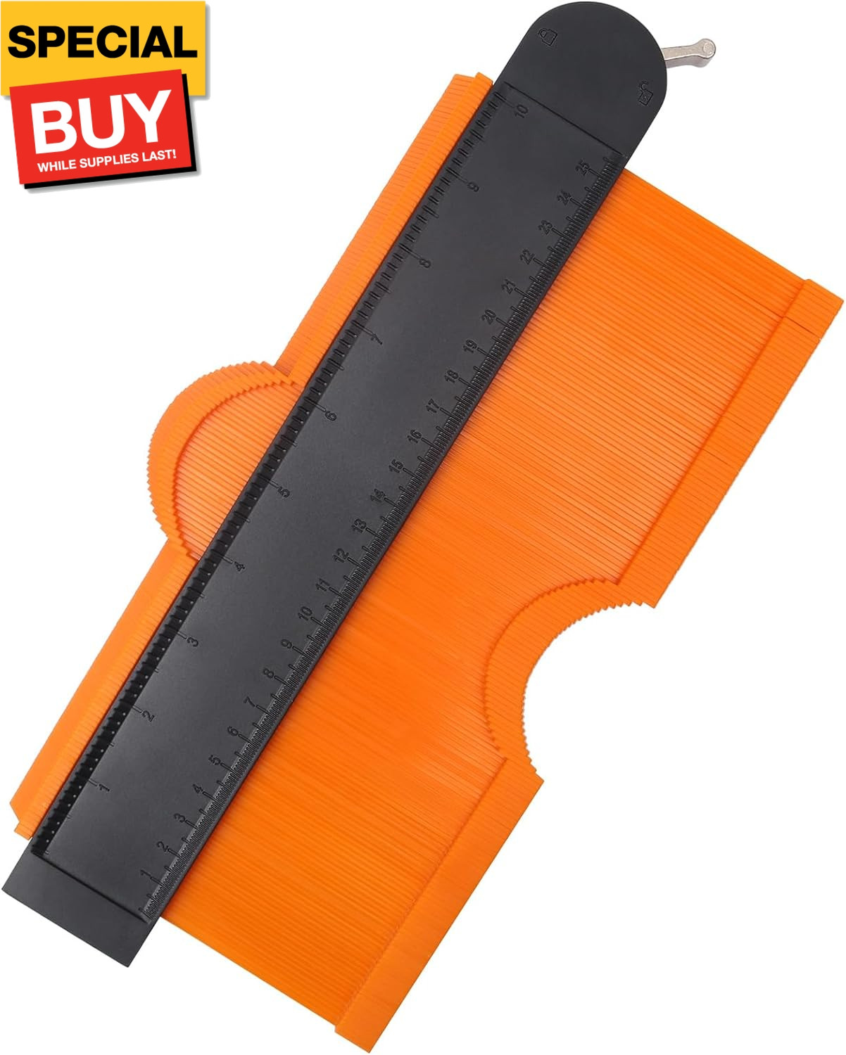 10 Inch Super Gauge Shape and Outline Tool, Contour Gauge Profile Tool with Lock