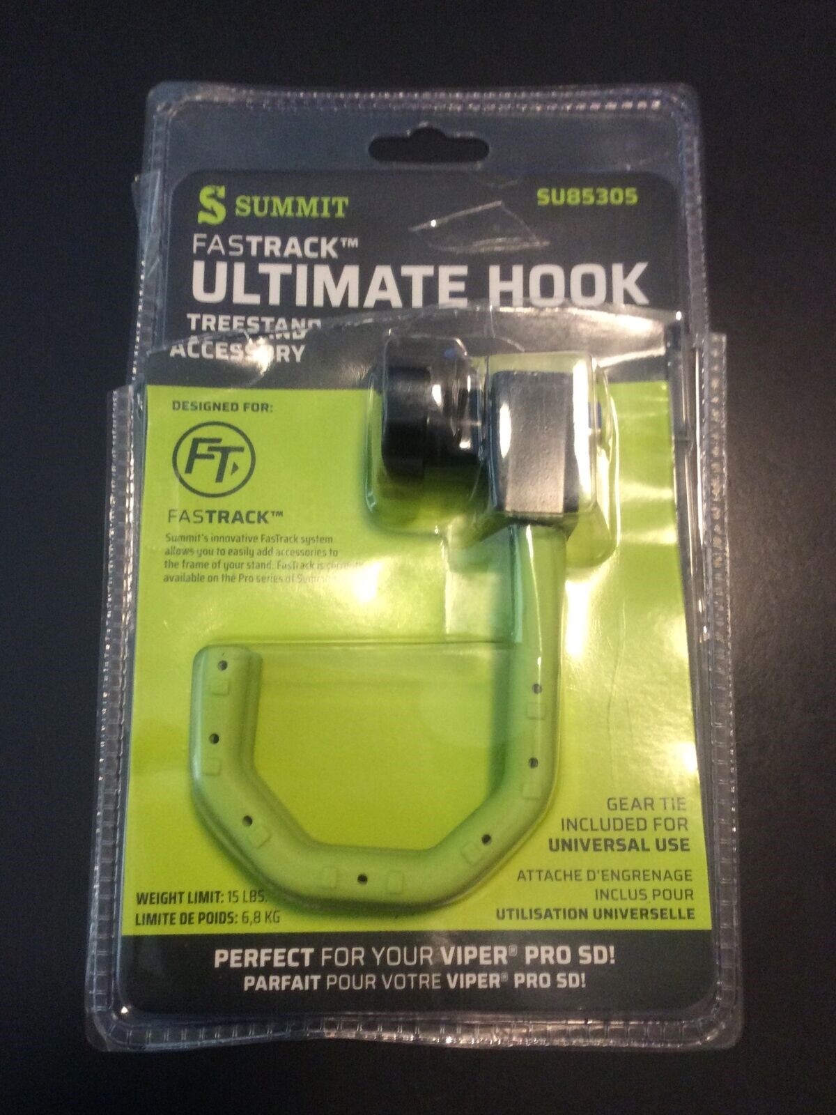 Summit SU85305 FasTrack Ultimate Hook 15lb Limit