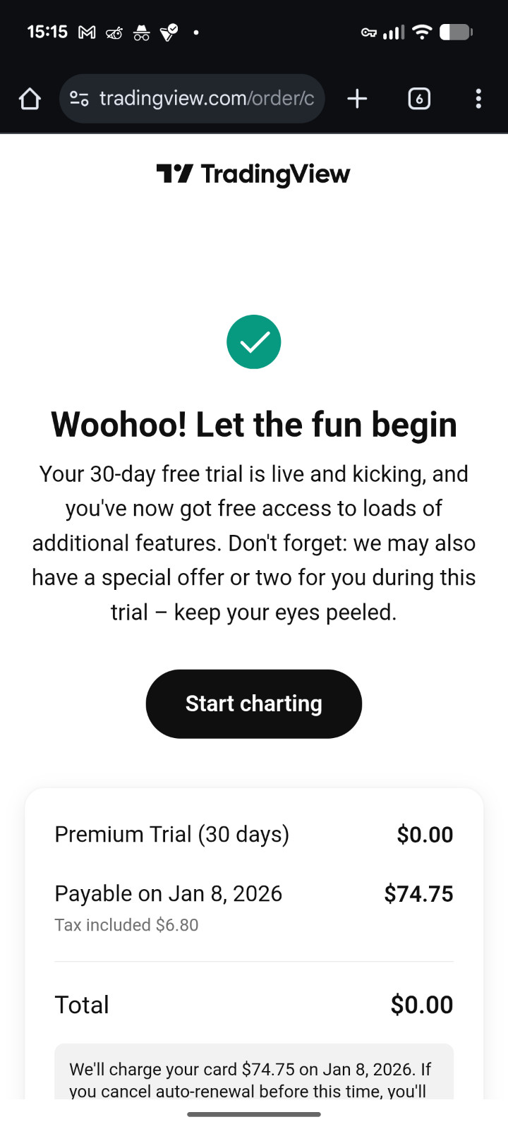 TradingView Premium 30 Days | 1s Charts | Verified