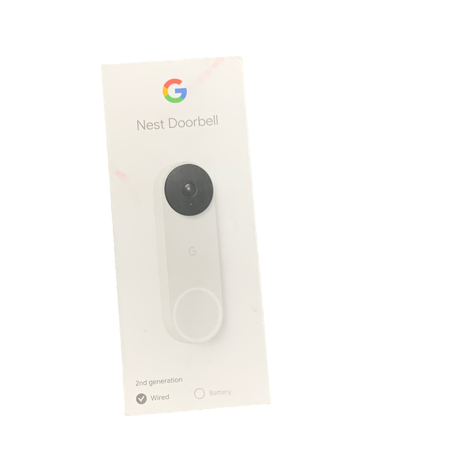 Google Nest Doorbell, Wired - Snow