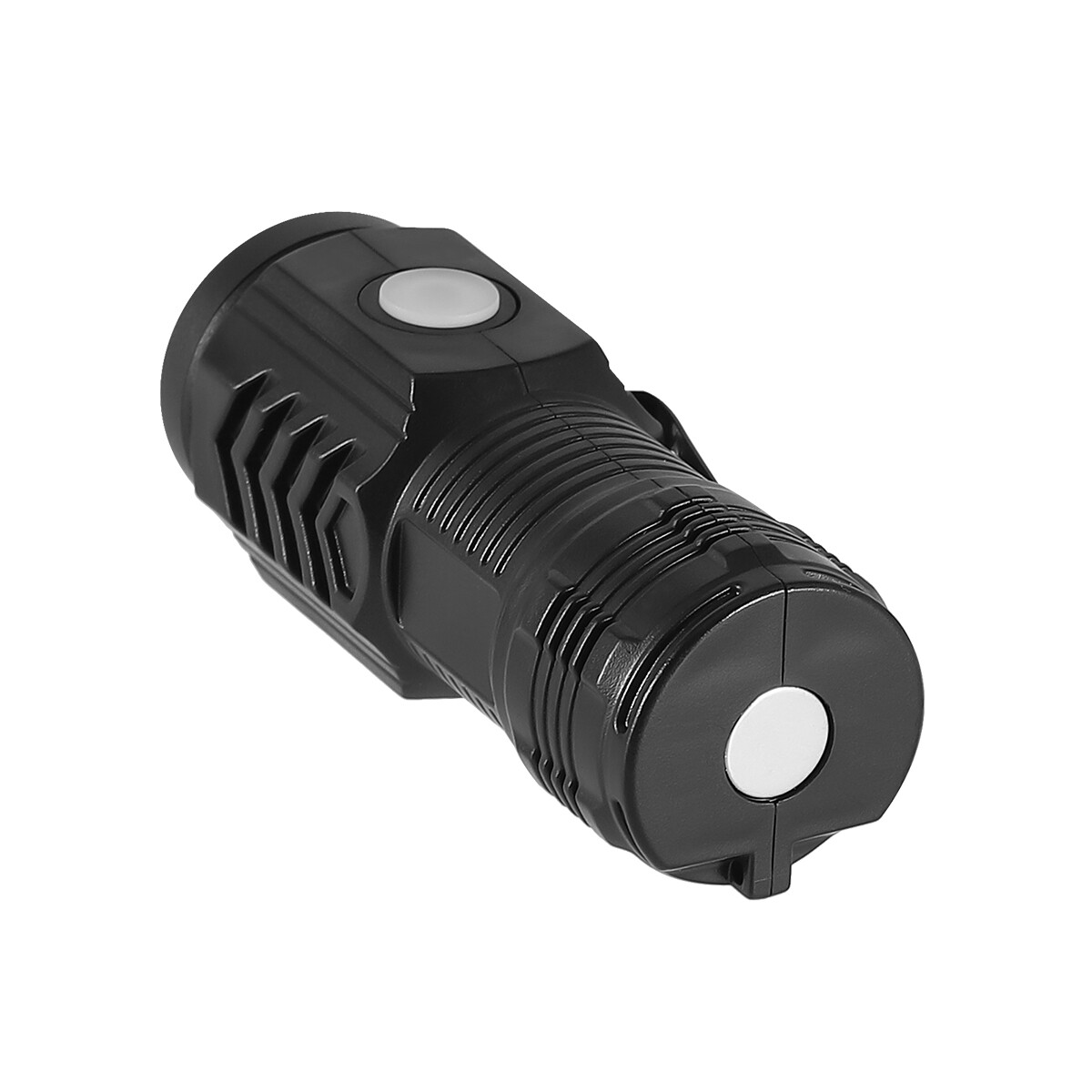 3-PACK Super Bright LED Mini Flashlight USB Rechargeable Pocket Keychain Torch
